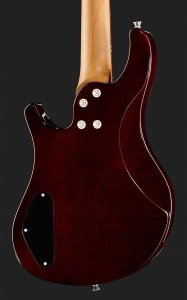 FLIGHT Flight Mini Bass Gitara Elektryczna Minibas Solid Body Transparent Blue 4