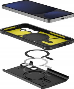 Spigen Etui Tough Armor MagSafe do Galaxy S25 - czarne 5