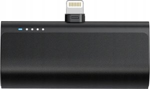 Powerbank Bluestar BLUE STAR powerbank 5000 mAh z wbudowanym złączem Lightning 2,1A W0556P czarny 3