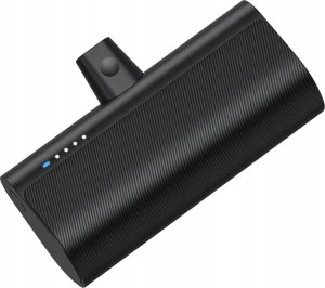 Powerbank Bluestar BLUE STAR powerbank 5000 mAh z wbudowanym złączem Lightning 2,1A W0556P czarny 4