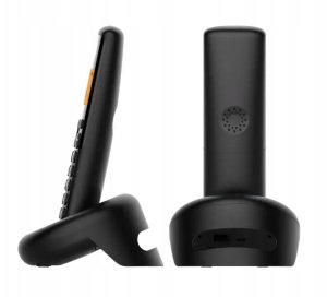 Telefon stacjonarny Alcatel ALCATEL E260 DUO BLACK - TELEFON DECT 3