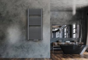 Invena Towel dryer INVENA, 1000 x 540 mm, steel, black 7