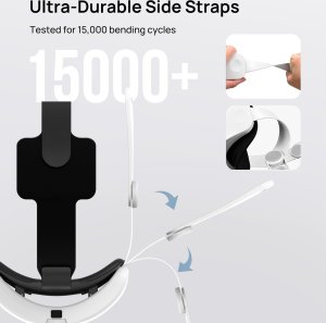 Vortex Virtual Reality VortexVR Elite Strap z baterią 10000 mAh | do Meta Quest 3S & Quest 3 7