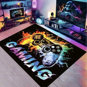 4kom.pl Mata ochronna pod krzesło wzór gamingowy 60 x 90 cm RC-K-1542 5