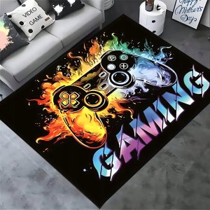 4kom.pl Mata ochronna pod krzesło wzór gamingowy 60 x 90 cm RC-K-1542 6