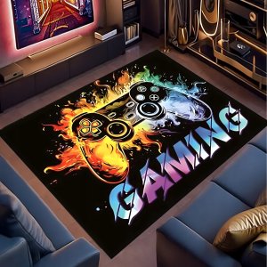 4kom.pl Mata ochronna pod krzesło wzór gamingowy 60 x 90 cm RC-K-1542 7