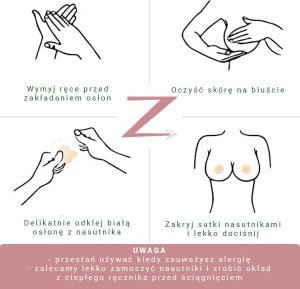 Yeye Dyskretne nasutniki satynowe osłonki na brodawki sutkowe YEYE 3