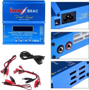 Ładowarka Imax ML Ładowarka balansująca iMAX B6 80W E6168 9
