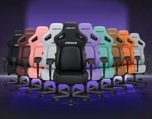Fotel gamingowy Kaiser 4 L Anda Seat materiałowy czarny 13