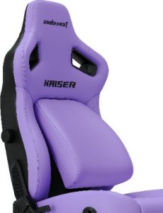 Fotel gamingowy Kaiser 4 L Anda Seat skórzany purpurowy 5