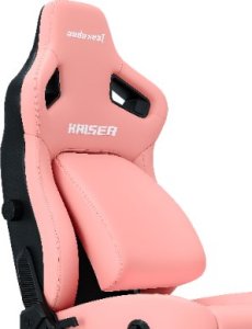 Fotel gamingowy Kaiser 4 L Anda Seat skórzany różowy 5