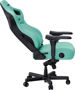 Fotel gamingowy Kaiser 4 L Anda Seat skórzany zielony 6