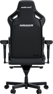 Fotel gamingowy Kaiser 4 L Anda Seat skórzany czarny 4