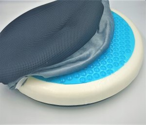 Maximex Żelowa poduszka do siedzenia, Ø 42 cm 2