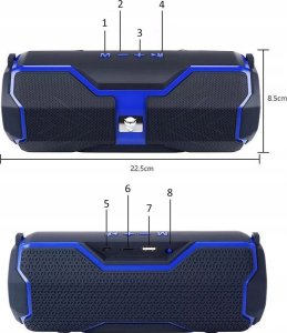 Głośnik T&G GŁOŚNIK BLUETOOTH TUBA TG027 12