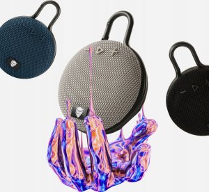 Głośnik T&G GŁOŚNIK BLUETOOTH MAŁY OKRĄGŁY TG112 NIEBIESKI 2