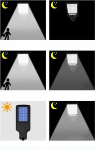 Dexxer LAMPA SOLARNA KWADRATOWE LEDY KXK-010 5