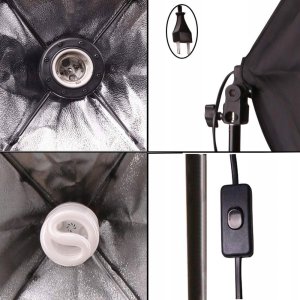 Zestaw studyjny Massa ZESTAW 2x SOFTBOX 50x70 + STATYW DOUBLE SHOX-003 11