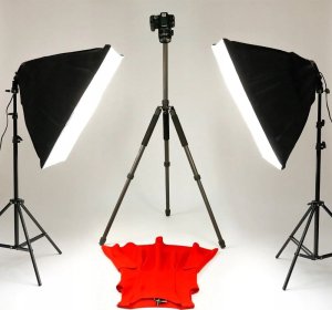 Zestaw studyjny Massa ZESTAW 2x SOFTBOX 50x70 + STATYW DOUBLE SHOX-003 2