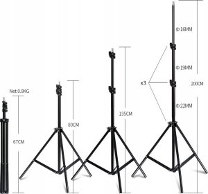 Zestaw studyjny Massa ZESTAW 2x SOFTBOX 50x70 + STATYW DOUBLE SHOX-003 5