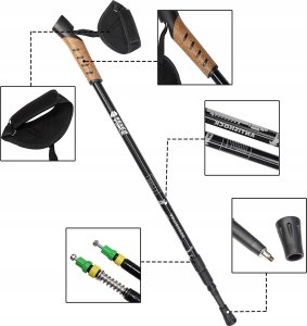 Costway KIJE DO NORDIC WALKING GOTA-2 2szt 5