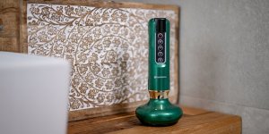 AD Accessories Masażer antycellulitowy z funkcją bańki chinskiej Humanas DermaSmooth - zielony 6
