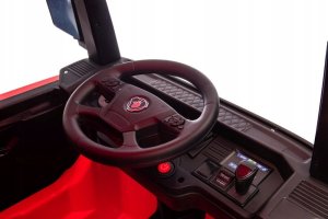 LeanToys Auto Na Akumulator Scania 500R HL698 Czerwone 4x4 11
