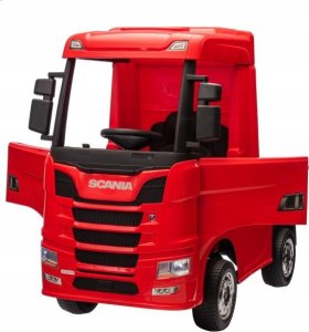 LeanToys Auto Na Akumulator Scania 500R HL698 Czerwone 4x4 4