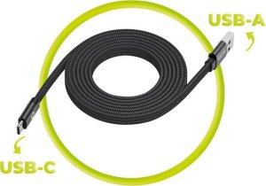 Kabel USB Mobile Origin USB-A - USB-C 1 m Czarny (MCF-USBA-1M-BLK) 8