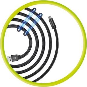 Kabel USB Mobile Origin USB-A - USB-C 1 m Czarny (MC2-USBA-1M-BLK) 8