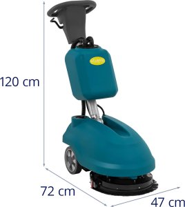 Ulsonix Szorowarka akumulatorowa do czyszczenia podłóg 35 cm 15 l 160 obr./min Szorowarka akumulatorowa do czyszczenia podłóg 35 cm 15 l 160 obr./min 10