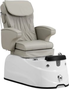 Physa Fotel podologiczny do pedicure z funkcją masażu brodzikiem - beżowy Fotel podologiczny do pedicure z funkcją masażu brodzikiem - beżowy 2