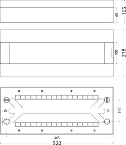 Elektro-Plast Rozdzielnia Natynkowa 1X24 N+Pe Srn 1.66 Ep_Opatówek Elektroplast Opatówek 2