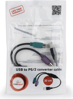 Adapter USB Gembird USB-A - PS/2 x2 Czarny  (UAPS12-BK) 3