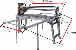 Powermat PRZECINARKA STOŁOWA TARCZOWA DO PŁYTEK GRESU 2300W AUTOMATYCZNA 1200MM 3