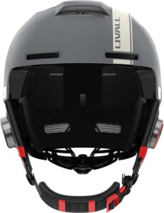 Kask Livall RS1 Yeti Narciarski z Audio Bluetooth PTT Intercom SOS 57-62cm 2