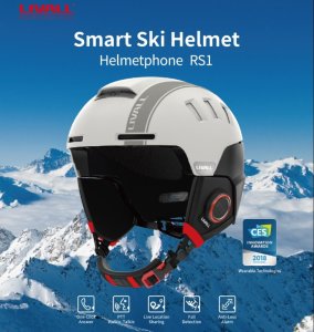 Kask Livall RS1 Yeti Narciarski z Audio Bluetooth PTT Intercom SOS 57-62cm 7