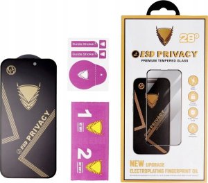 Szkło Hartowane OG Premium Privacy Glass - do Xiaomi Redmi Note 14 Pro+ czarny 4