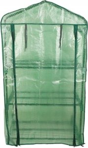 Planta Miniszklarnia balkonowa ogrodowa z pólkami 69x49x25cm Zielona na warzywa 3