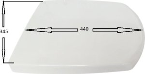Deska bidetowa Cersanit S-CER 102 / MASMA / CARINA , HALL ,SENSO / DESKA DUROPLAST WO ŁW / 21