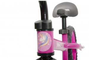 Bottari Children's bike UNICORN, 83 x 35 x 63 cm, black/pink. 4