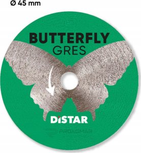 DISTAR TARCZA DIAMENTOWA BUTTERFLY 45 x 0,6 x 5,8/3,2-3,0F Z TRZPIENIEM 9
