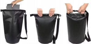 Spigen Wodoodporna torba typu Bucket 20L czarna 2