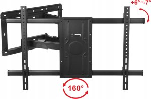 VETOUSON 100kg Uchwyt do Telewizora 50-120 cali VX-502 Ultra Mocny Wieszak TV Uniwersalny 20