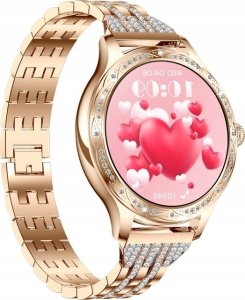 Smartwatch Liu Jo Smartwatch Damski Veltori VT350-1 Bransoleta Różowe Złoto 8