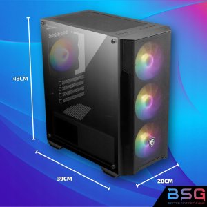 Komputer BSG Raptor V2 AMD Ryzen 7 GeForce RTX 4060 32GB DDR4 1000GB SSD Windows 11 5