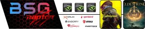 Komputer BSG Raptor V2 AMD Ryzen 7 GeForce RTX 4060 32GB DDR4 1000GB SSD Windows 11 10