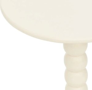 Dekodonia Stolik kawowy, pomocniczy MDF kość słoniowa 38 cm 2