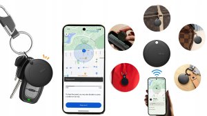 MiLi MiTag APL lokalizator czarny + czarne etui 3szt. IOS 10