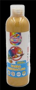 Otocki Farba dekoracyjna brokatowa złota 250ml 2